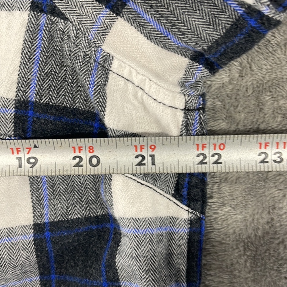 Duluth Trading Co Women's Plaid Button Down Shirt Long Sleeve Size Large - Picture 7 of 8